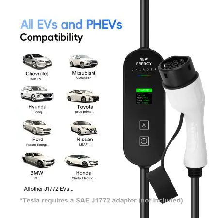 Carregador Portatil EV Bomern 32A 7KW Ecrã 1.3" - Image 12