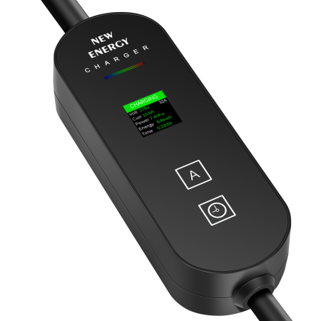 Carregador Portatil EV Bomern 32A 7KW Ecrã 1.3" - Image 8