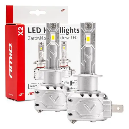 Kit Led Amio H1 X2 72W 6500K 7920lm CANBUS (DUO)