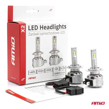 Kit Led Amio H7 X2 72W 6500K 7920lm CANBUS (DUO) - Image 3