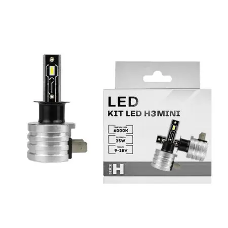 Kit Led MSE H3 Mini 25W 6000K 3960lm (DUO)