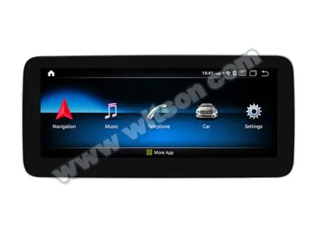 Ecrã Android 13 Snapdragon 680 4GB 64GB Mercedes A CLA GLA G NTG 4.5 10.25" 2013-2015