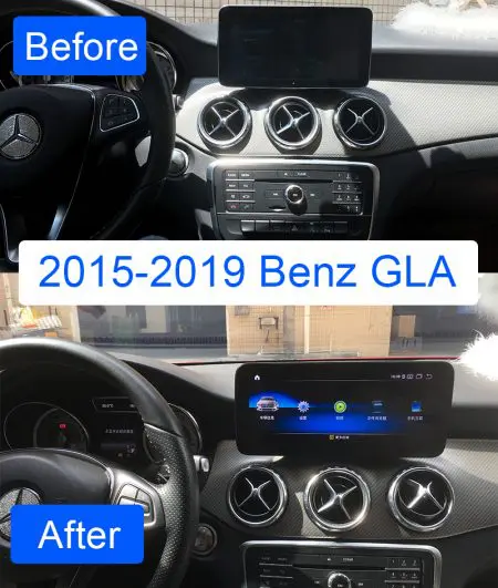 Ecrã Android 13 Snapdragon 680 4GB 64GB Mercedes A CLA GLA G NTG 5.0 10.25" 2016-2019 - Image 8