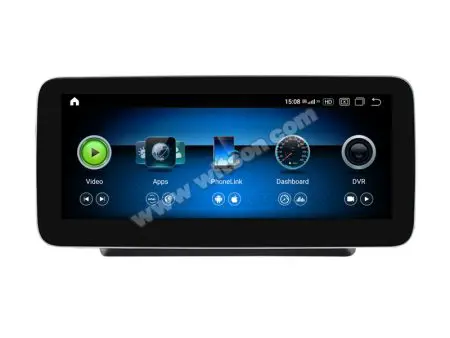 Ecrã Android 13 Snapdragon 680 4GB 64GB Mercedes C GLC VITO X NTG 5.0 10.25" - Image 2