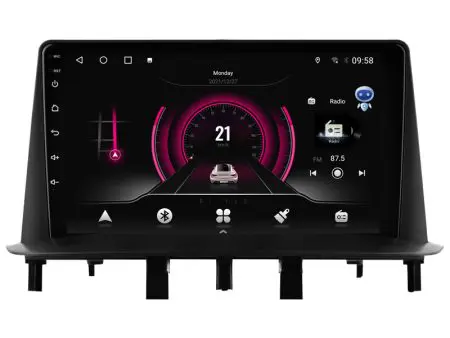 Rádio Witson Android 14 UIS8581 2GB 32GB 9" Renault Megane 3