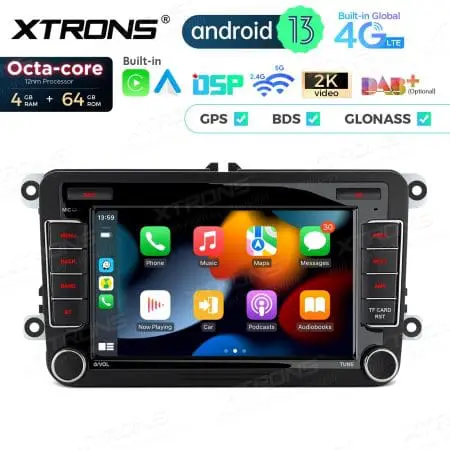 Rádio Xtrons Android 13 7" Octa-Core VW Skoda e Seat 4GB 64GB - Image 4