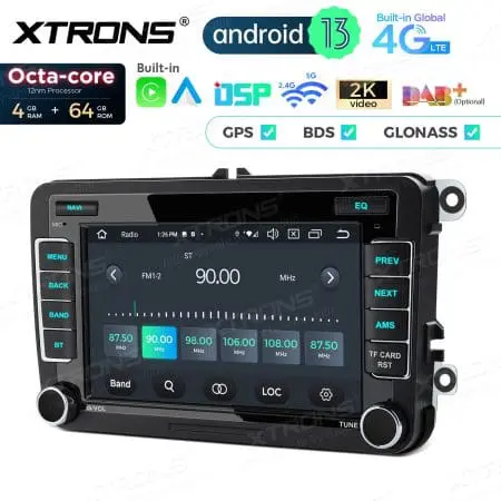 Rádio Xtrons Android 13 7" Octa-Core VW Skoda e Seat 4GB 64GB - Image 8