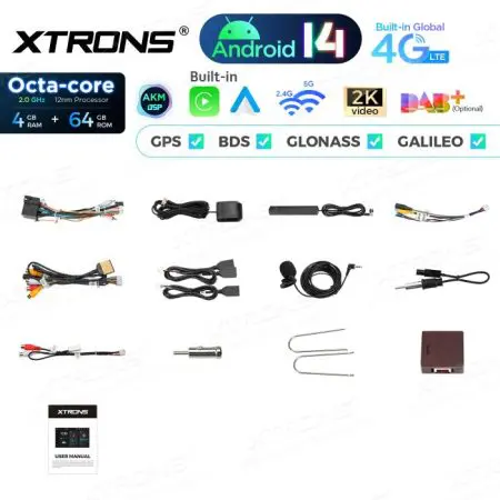 Rádio Xtrons Android 14 6.2" Octa-Core 4GB 64GB Fiat Punto Fiat Linea (2012-2016) - Image 13