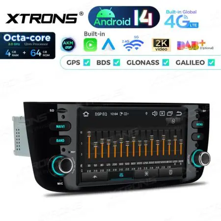 Rádio Xtrons Android 14 6.2" Octa-Core 4GB 64GB Fiat Punto Fiat Linea (2012-2016) - Image 9