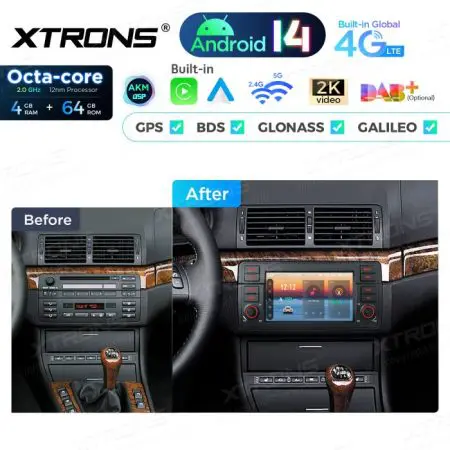 Rádio Android 14 7" Octa-core  BMW  E46 (98-06) Rover 75 (99-05) MG ZT  (01-05) 4GB 64GB - Image 13