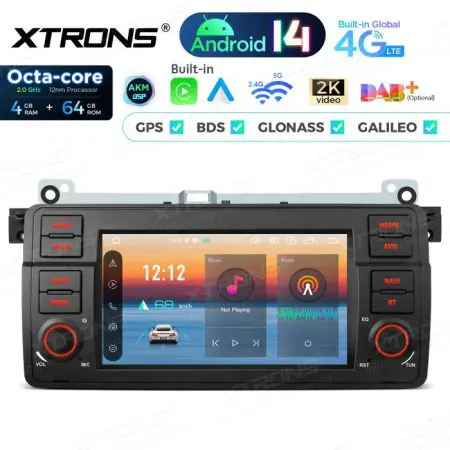 Rádio Android 14 7" Octa-core  BMW  E46 (98-06) Rover 75 (99-05) MG ZT  (01-05) 4GB 64GB - Image 2