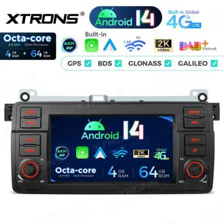 Rádio Android 14 7" Octa-core  BMW  E46 (98-06) Rover 75 (99-05) MG ZT  (01-05) 4GB 64GB - Image 4