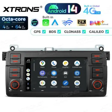 Rádio Android 14 7" Octa-core  BMW  E46 (98-06) Rover 75 (99-05) MG ZT  (01-05) 4GB 64GB - Image 6