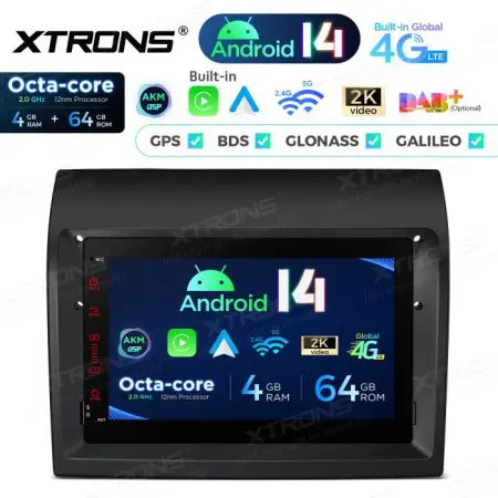 Rádio Xtrons Android 14 7" Octa-Core Fiat Ducato (2011-2015) 4GB 64GB - Image 4