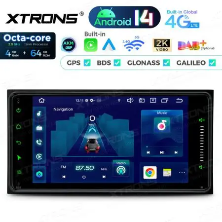Rádio Xtrons Android 14 7" Octa-Core 4GB 64GB Toyota RAV4 Corolla Hilux (2001-2011) - Image 3