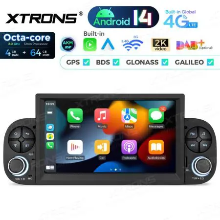 Rádio Xtrons Android 14 7" Octa-Core 4GB 64GB Fiat Panda (2013-2020) - Image 5
