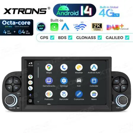 Rádio Xtrons Android 14 7" Octa-Core 4GB 64GB Fiat Panda (2013-2020) - Image 6
