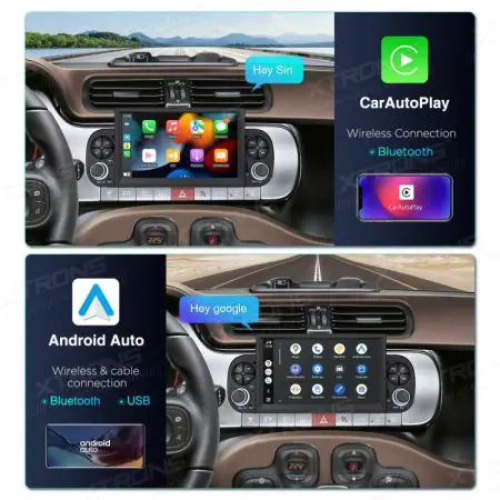 Rádio Xtrons Android 14 7" Octa-Core 4GB 64GB Fiat Panda (2013-2020) - Image 9