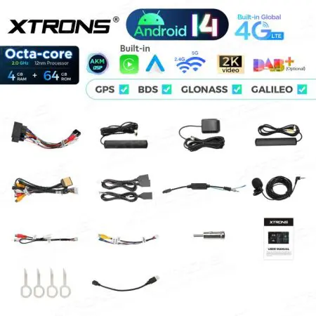 Rádio Xtrons Android 14 7" Octa-Core Ford Focus Transit Fiesta (2005-2008) 4GB 64GB - Image 13