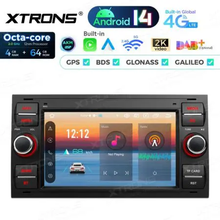 Rádio Xtrons Android 14 7" Octa-Core Ford Focus Transit Fiesta (2005-2008) 4GB 64GB - Image 2
