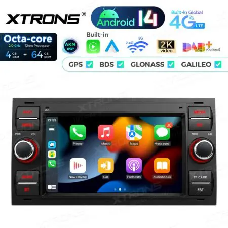 Rádio Xtrons Android 14 7" Octa-Core Ford Focus Transit Fiesta (2005-2008) 4GB 64GB - Image 5