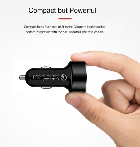 Carregador Isqueiro Quick Charge 1x USB 2.4A + 1x USB QC 3.0 - Image 12