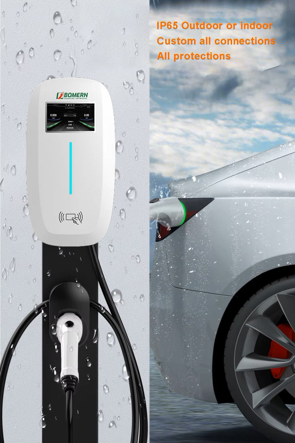 WallBox EV Bomern BMMRT2 22KW APP BT WIFI RFID RCD Type B - Image 5