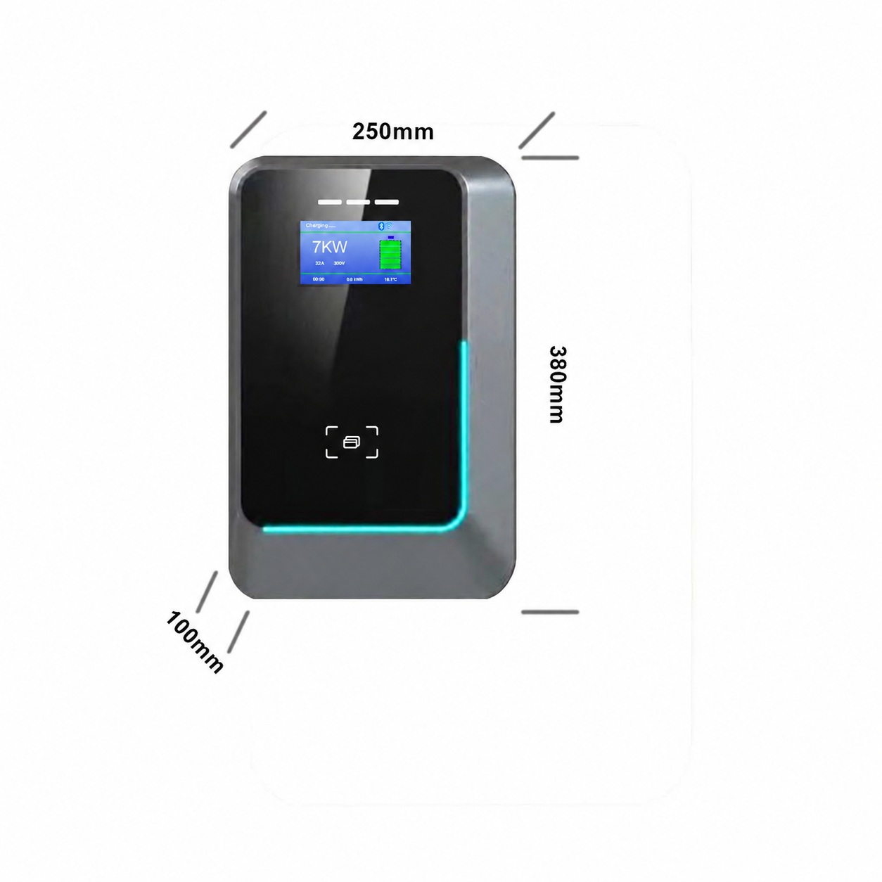 WallBox EV Bomern BMMUT2 7KW APP BT WIFI RCD Type B (Load) - Image 4