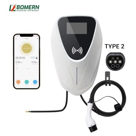 WallBox EV Bomern BMMXT2 7KW APP BT WIFI METER
