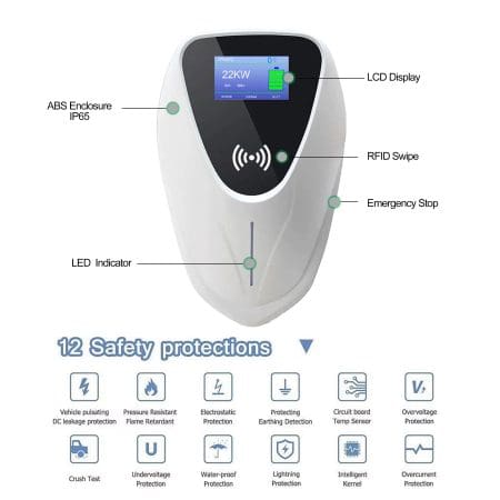 WallBox EV Bomern BMMXT2 7KW APP BT WIFI METER - Image 3