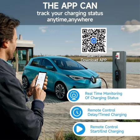Carregador Portatil EV Bomern 16A 3.5KW Ecrã 2.8" com APP BT WIFI - Image 12