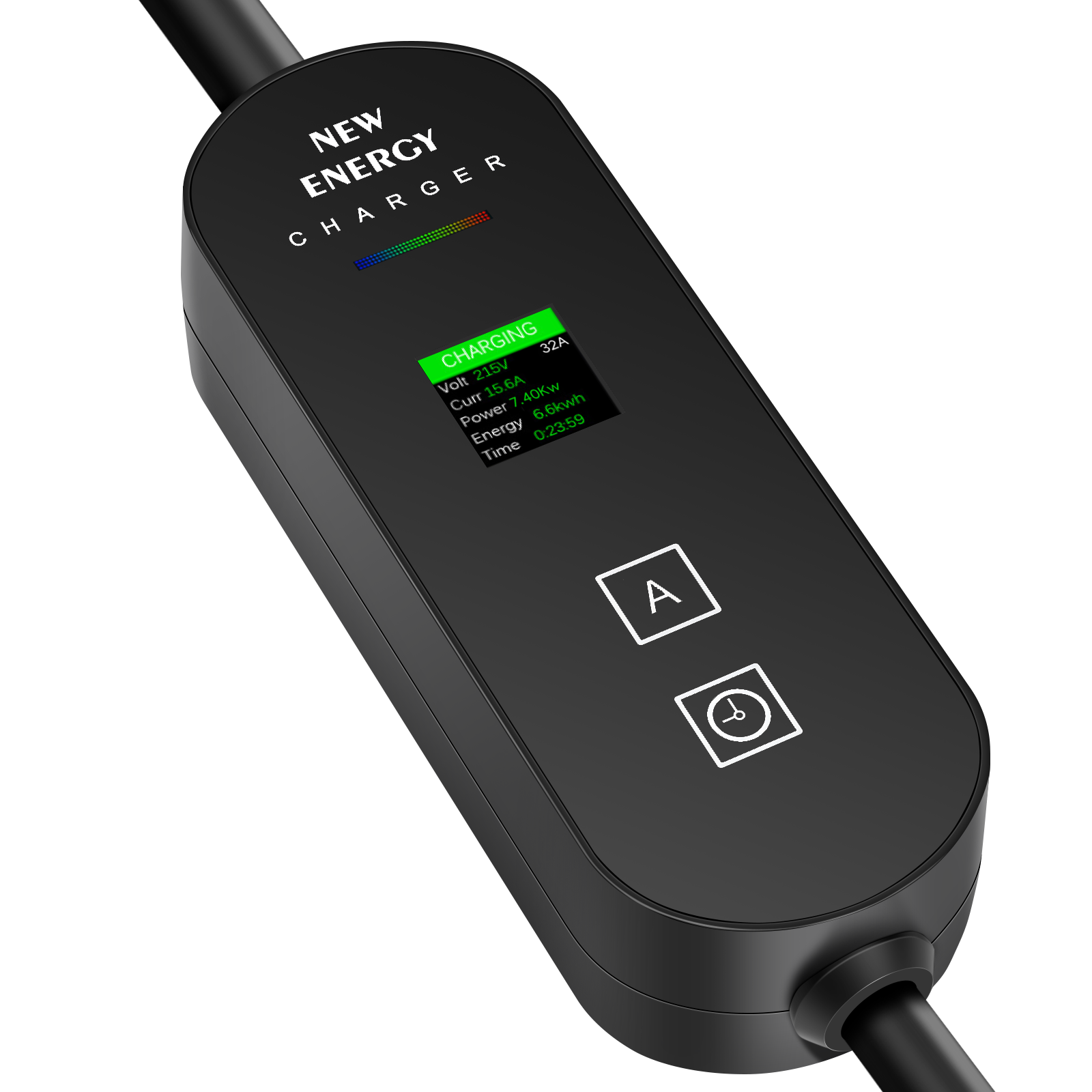 Carregador Portatil EV Bomern 32A 7KW Ecrã 1.3" - Image 9