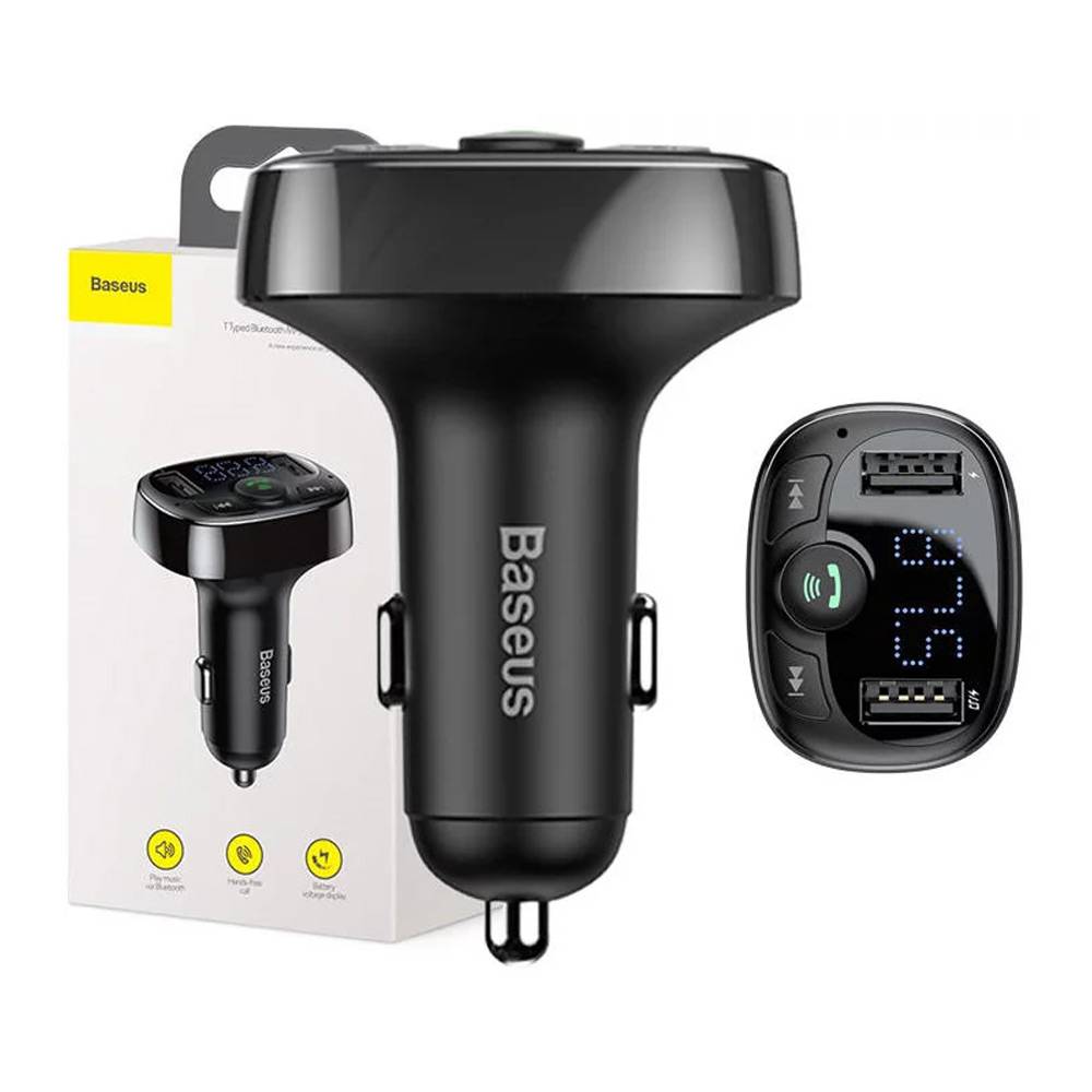 Carregador Isqueiro Transmissor FM 2x USB Bluetooth BASEUS