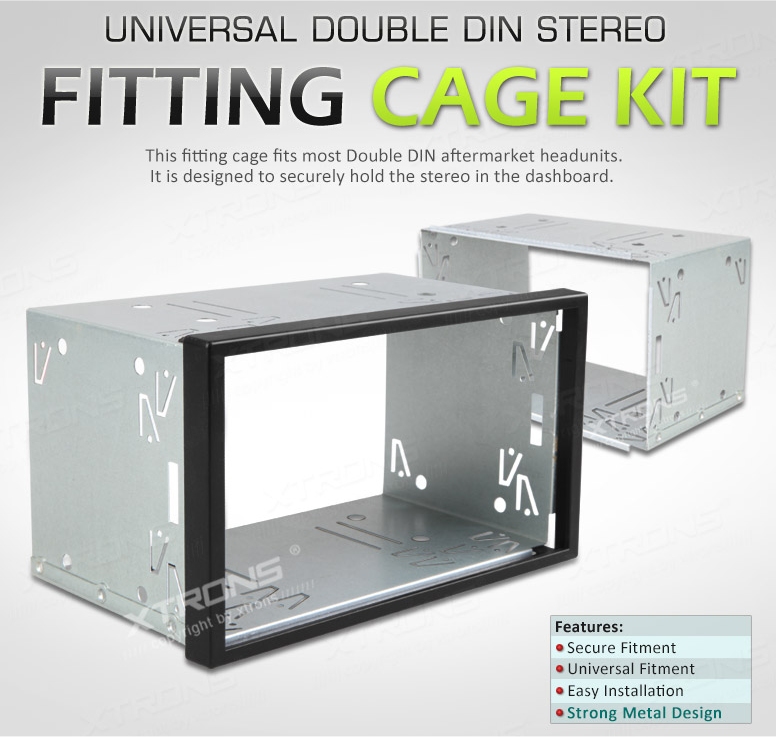 Caixa Duplo DIN Universal 180x110mm