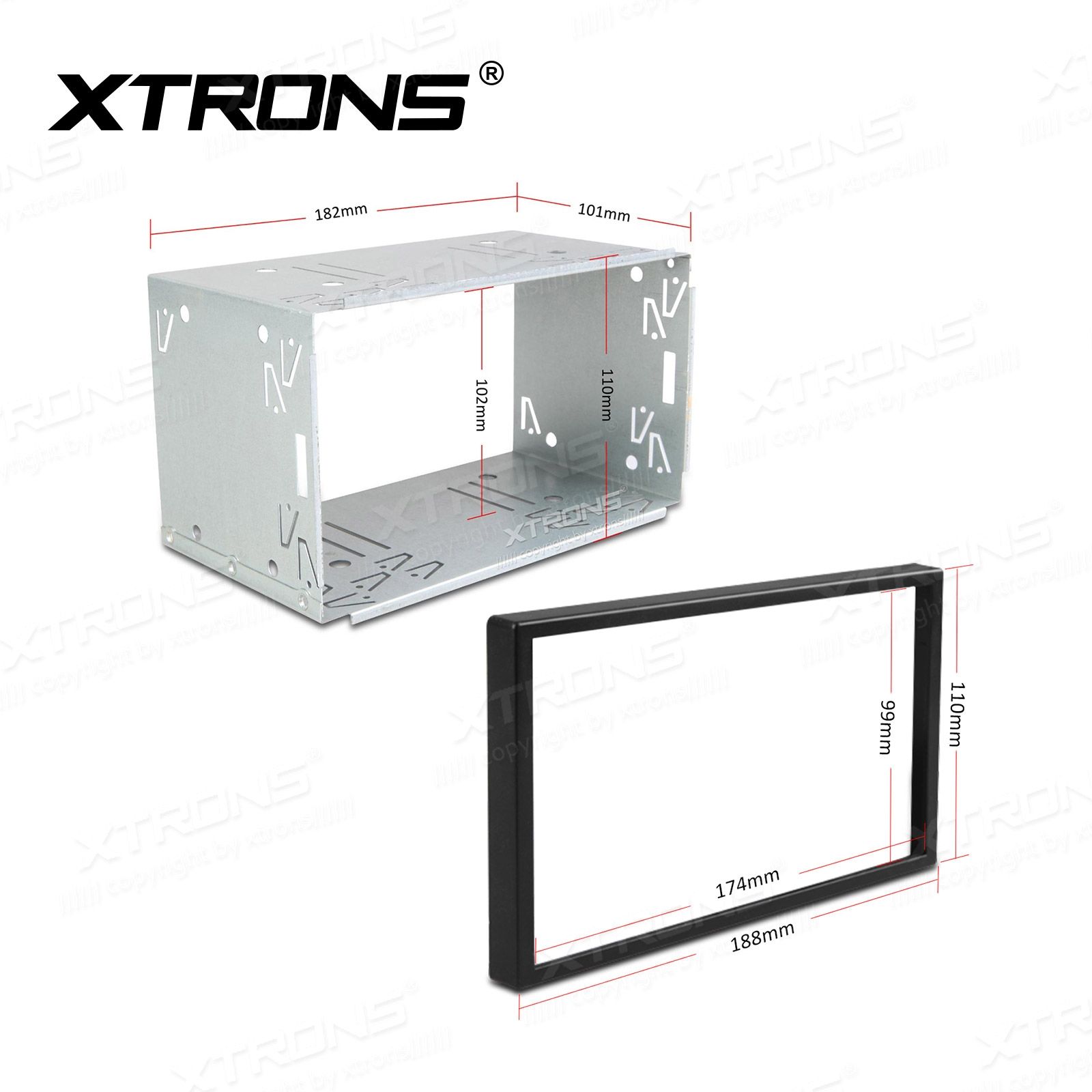 Caixa Duplo DIN Universal 180x110mm - Image 7