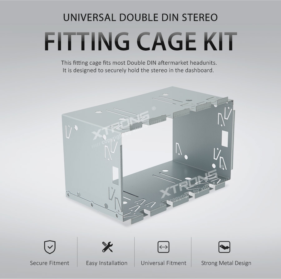 Caixa Duplo DIN Universal 180x114mm s/ Aro - Image 2