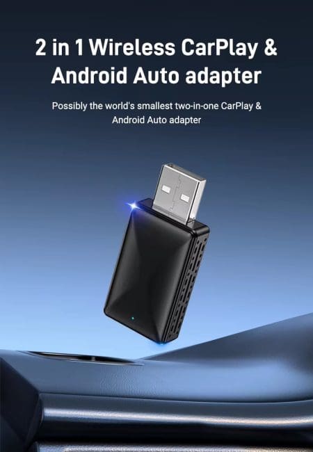 Módulo Conversão CarPlay Android Auto Wireless