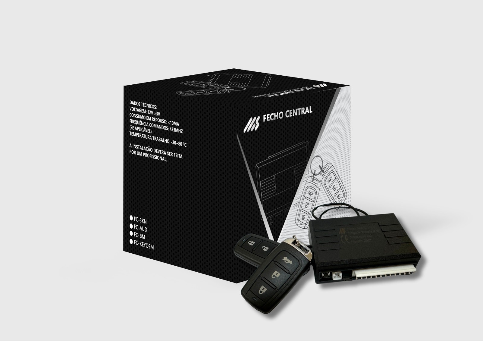 Kit Fecho Central C/ Comandos