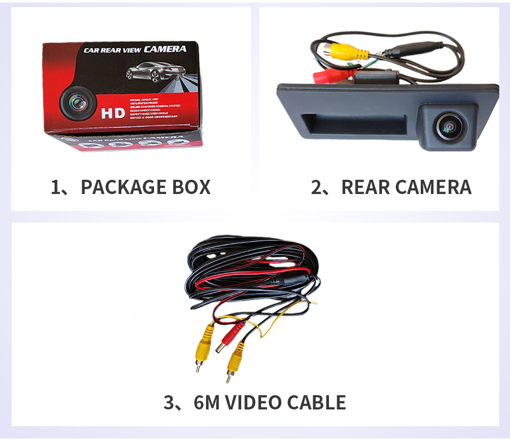 Câmera Traseira HD Pega Mala Audi A3 8P / A4 B7 - Image 3