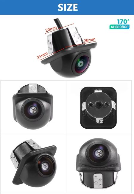 Camera Traseira AHD 1080p 170º IC 645D 1007 Lens - Image 4