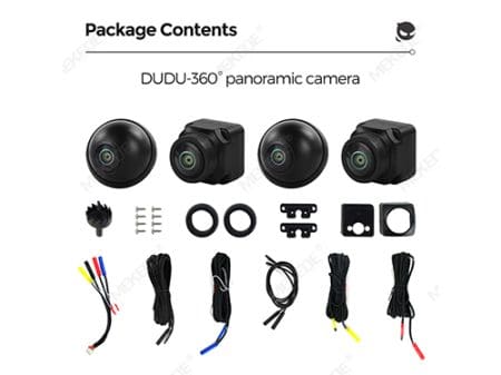 Kit Câmeras 360º DUDU AHD 1080p 170º WDR - Image 5