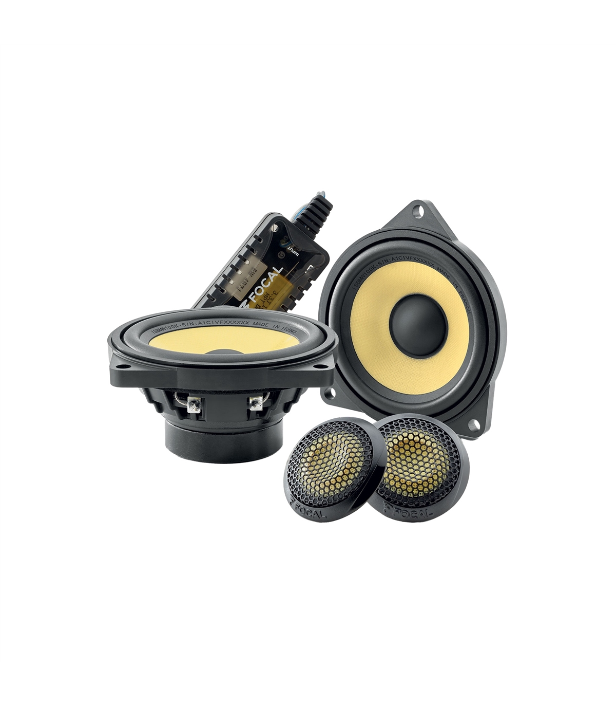 Colunas 10cm 2 Vias Separadas Focal Inside BMW IS BMW 100K