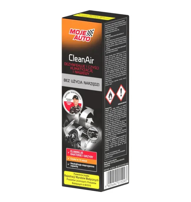 Desinfectante/ Purificador Ar Condicionado Granada Moje Auto - Black - 150ml - Image 3