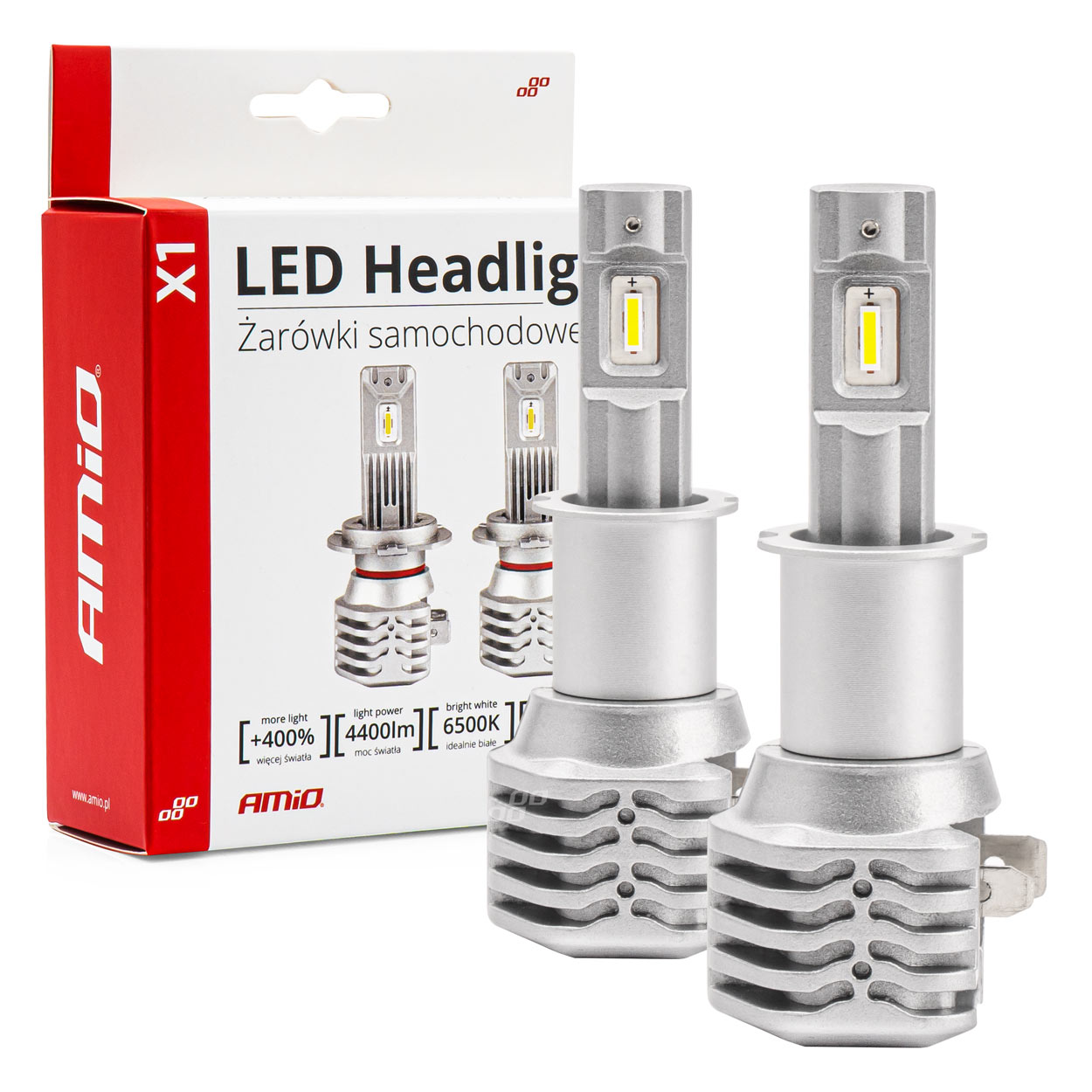 Kit Led Amio H3 X1 40W 6500K 4400lm (DUO)