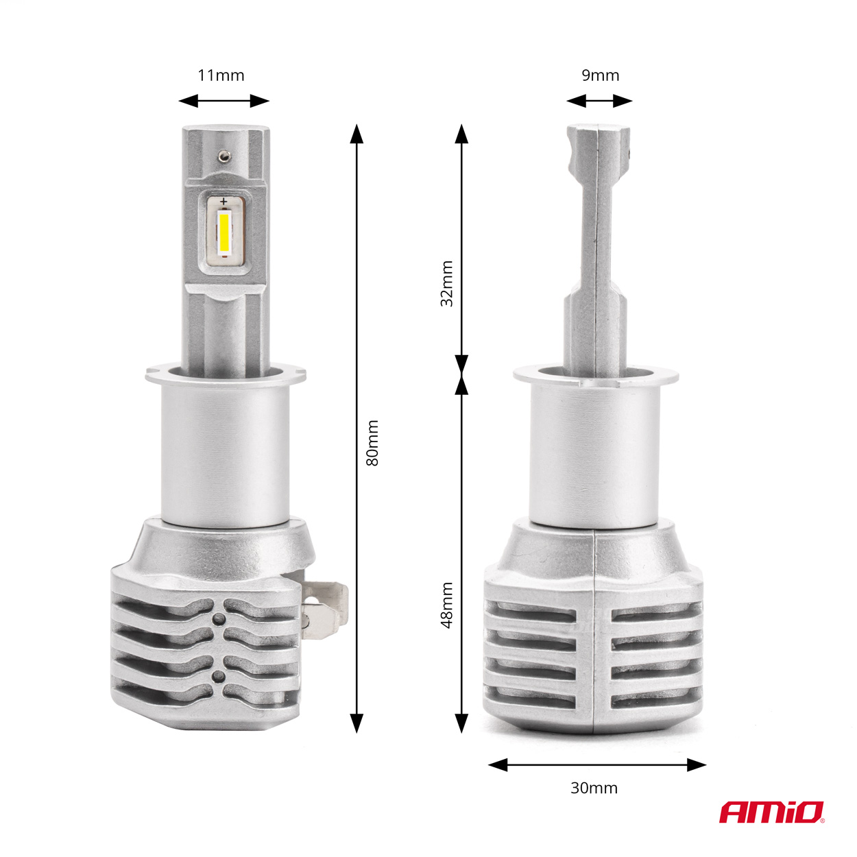 Kit Led Amio H3 X1 40W 6500K 4400lm (DUO) - Image 3