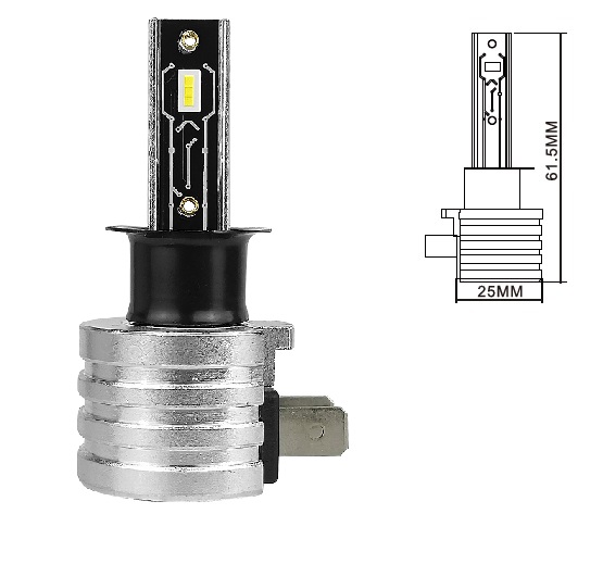 Kit Led MSE H3 Mini 25W 6000K 3960lm (DUO) - Image 3