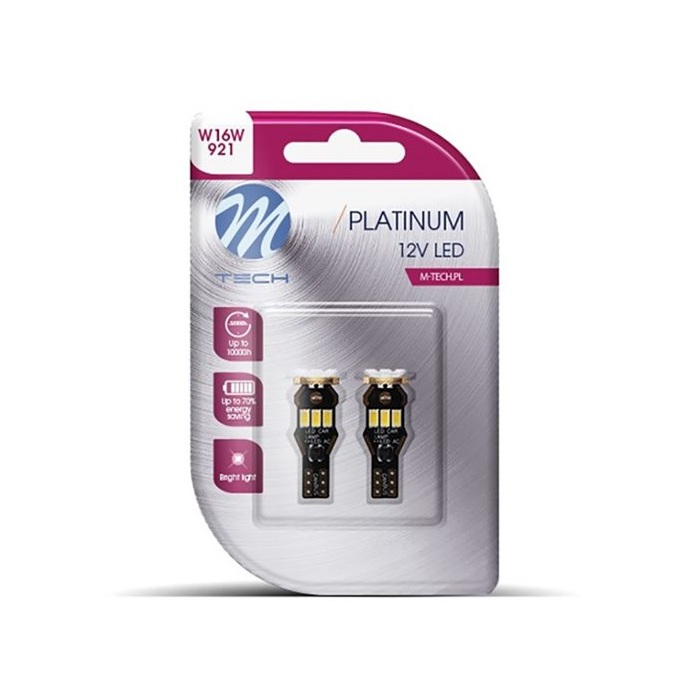 LED MTech Platinum T15 W16W 9 SMD5630 OSRAM 12v CANBUS (PAR)