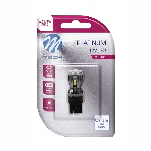 LED MTech Platinum T20 14x2835SMD 12v Branco CANBUS
