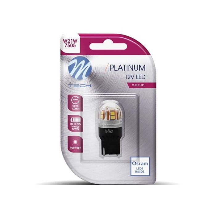 LED MTech Platinum T20 15x2835SMD 12v-24v Branco CANBUS