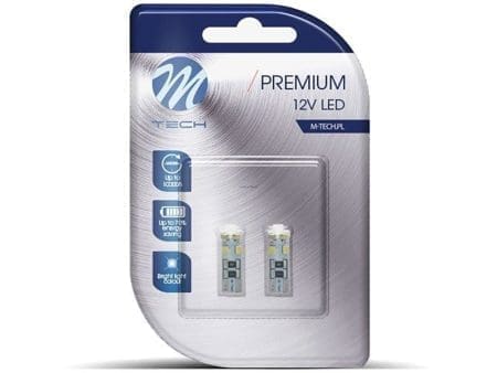 LED MTech Premium W5W 8 SMD2835 OSR 12v CANBUS (PAR)